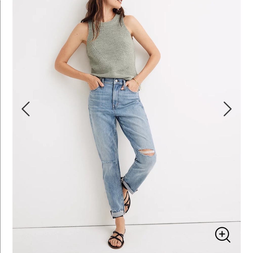Madewell High-Rise Boy Slim Jeans
